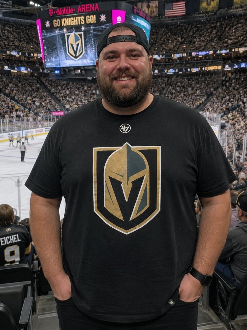 VEGAS KNIGHTS NHL TEE -(2XL)